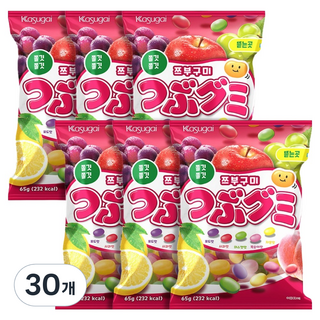 Kasugai 春日井 Tsubu Gummy 雷根糖, 30個, 65g
