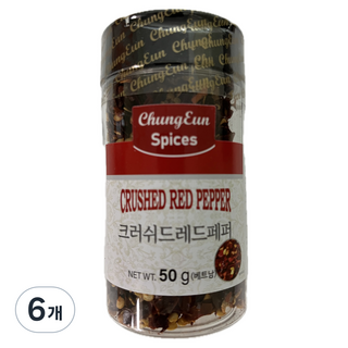 Cheongeun F&B 碎紅辣椒, 50g, 6個