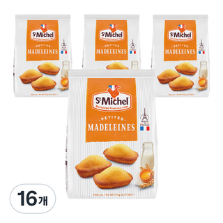 St Michel 袋裝瑪德蓮蛋糕, 175g, 16袋