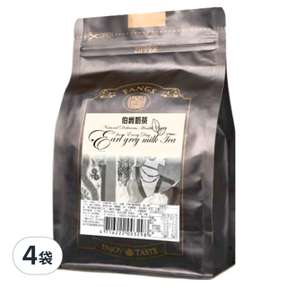 FANGS 方氏 伯爵奶茶 800g/袋, 1袋, 4袋