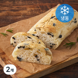 우드앤브릭 올리브치아바타 2개