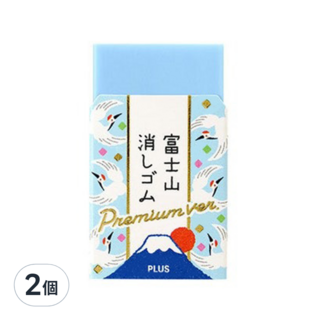PLUS 普樂士 御守富士山橡皮擦, 鶴, 2個