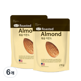 RichFarm Nuts 烘烤杏仁, 270g, 6個