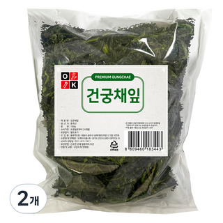 OKFOOD 乾燥貢菜葉, 100g, 2個