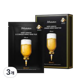 JMsolution 肌司研 胺基酸水光急救面膜, 10入, 3個