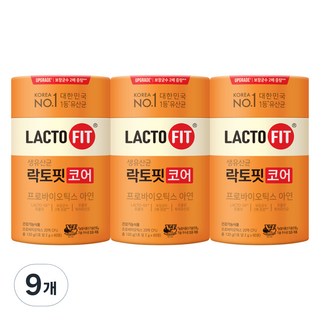 락토핏 종근당건강 코어 유산균 60p, 9개