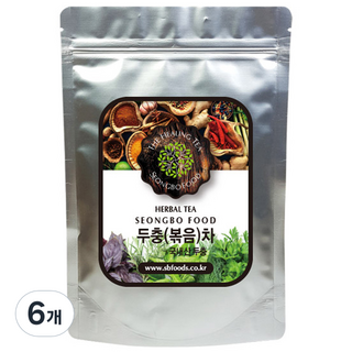 成寶食品 杜仲焙茶, 100g, 6個