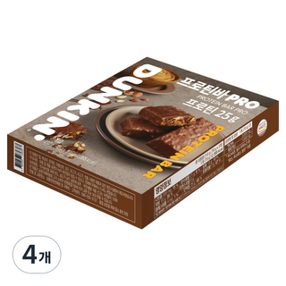 DUNKIN' 高蛋白棒 Pro 3入, 210g, 4個