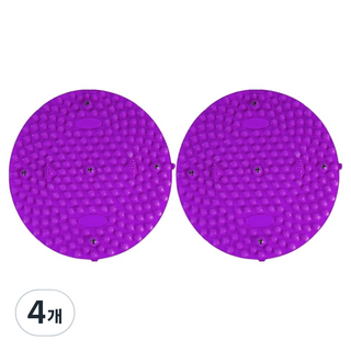 Potenkit 高效腳底按摩墊 37 x 37cm, 紫色, 4個