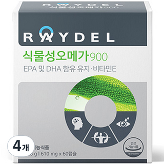레이델 식물성 오메가900 36.6g, 4개, 60정