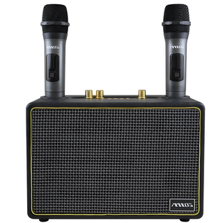 MtOS 便攜式雙麥克風藍牙歡唱音響組 雙人歡唱/藍牙/USB/TF播放/FM廣播, K97