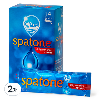spatone 原味液體鐵劑 14入, 280ml, 2個