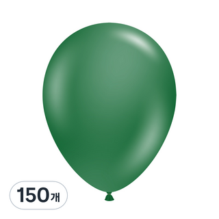 TUF-TEX 氣球 13cm, 150個, 金屬森林綠