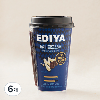 이디야 돌체 콜드브루, 6개, 300ml