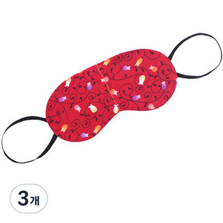 그린라이프 허브 눈찜질팩 고리형 레드, 1개입, 3개