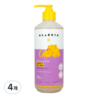 [쿠팡수입] 에브리데이 시어 베이비즈 앤 업 샴푸 앤 바디워시 레몬 라벤더, 473ml, 4개