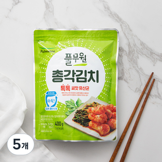 풀무원 톡톡 총각김치, 400g, 5개