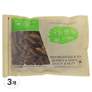 wooriga. 高湯用柴魚片, 3個, 200g