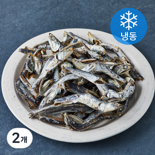 국내산 프리미엄 퀄리티 씨푸드 멸치 실속 국물용 (냉동), 2개, 300g