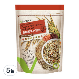 Vilson 米森 有機藜麥八寶米, 5包, 900g