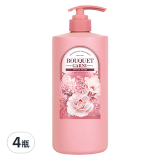 BOUQUET GARNI 絲滑角蛋白護髮素 白麝香 1L, 4瓶