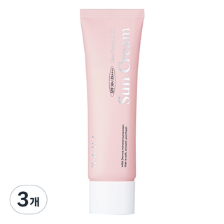 KAHI Zinc Derma溫和防曬乳 SPF50+ PA++++, 50ml, 3個