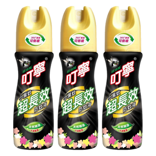 叮寧 小黑蚊超長效防蚊液 天然精油 360°噴頭, 90ml, 3瓶