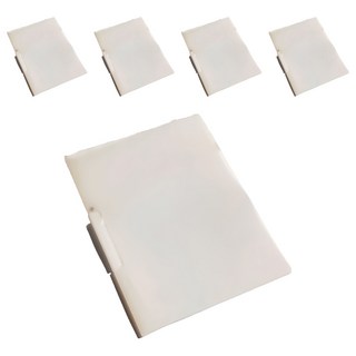 小麥購物 A4文件資料夾 E155 65g 5本, 雪白, 1組