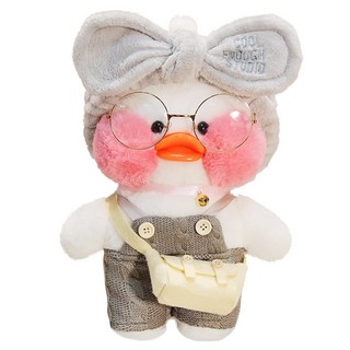 I'CLE Ella 鴨子公仔娃娃, 30cm, 1個, 灰色