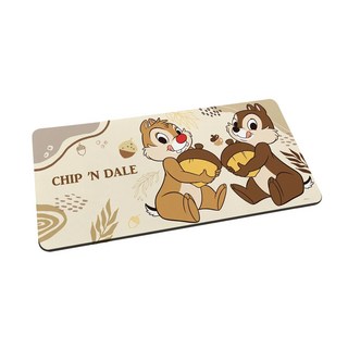 CHIP 'N' DALE 奇奇蒂蒂 軟式珪藻土地墊, 簡約奇奇蒂蒂, 1個
