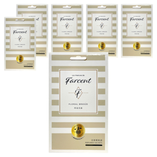 farcent 花仙子 衣物香氛袋 3個, 同名花語, 30g, 6盒