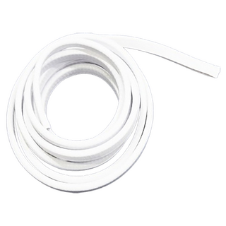 ARTEX CORP 廚房鐵板橡膠墊片C形轉角防撞條 3m, 白色, 1個