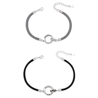 MARIGOLD 美爾朵 王子公主1+1情侶手鍊二入禮盒 女款 15.5cm + 男款 17.5cm