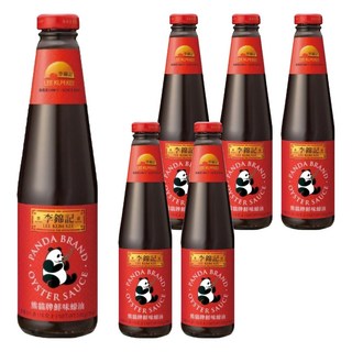 李錦記 熊貓牌鮮味蠔油, 傳統熬煮蠔香, 自然純正配方, 多用途調味, 510g, 6瓶