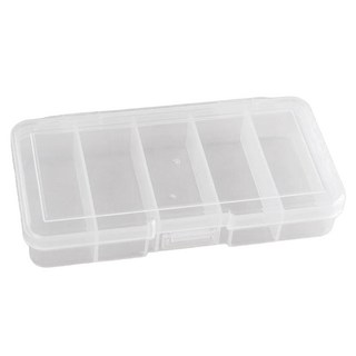 Mitsuki 多用途小物收納盒 5格, 透明色, 1個