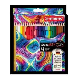 STABILO 思筆樂 ARTY油性色鉛筆套裝 Super Smooth Colored Lead, 24色, 1盒