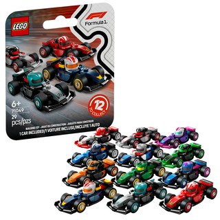 LEGO #71049 人偶包系列 F1 收藏賽車 F1 Collectible Race Cars, 款式隨機, 1盒