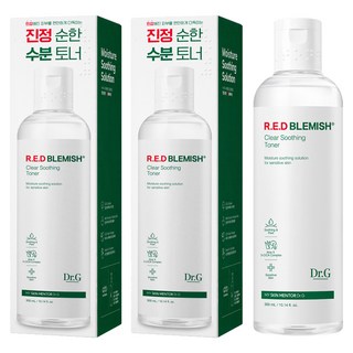 닥터지 레드 블레미쉬 클리어 수딩 토너, 300ml, 2개