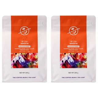 The Coffee Bean 肯亞 AA 咖啡豆, 原豆(未研磨), 2個, 200g