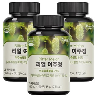 Funeat 苦瓜錠 500mg, 90顆, 3罐