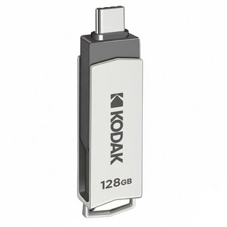 KODAK 柯達 雙接口Type-C 3.2 雙用途2合1隨身碟 K273, 1個, 128GB