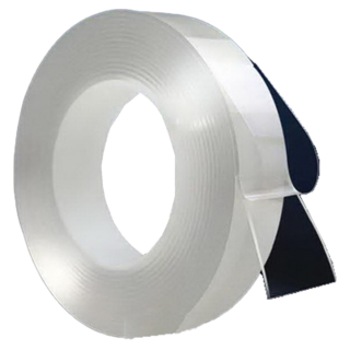 魔力膠捲 5M 納米無痕 高度黏力 透明度高 吸附性好 防水防潮, 1個