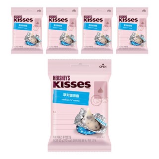 HERSHEY'S 好時 KIsses 水滴巧酥可可, 52g, 5袋