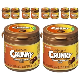 LOTTE 樂天 脆心巧克力球, 10罐, 76g