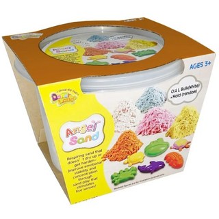 Donerland 天使沙補充包 0.4L 附隨機模具, 黃色, 1組