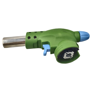 BLACK King Kong 黑金鋼 強力青火噴火槍, 瓦斯專用, 點火後預熱一分鐘, 最高溫度可達1300°C, 綠色, 1個