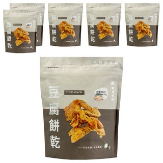 明月豆腐 豆腐餅乾 椒鹽, 6個, 150g