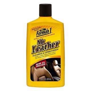 Formula 1 Mr. Leather皮革清潔滋潤保養乳蠟，富含貂油，237ml, 1瓶