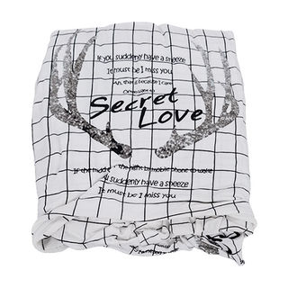 小銅板 彈力沙發套 95%聚脂纖維+5%彈力布料, 歐風白格鹿, 1個