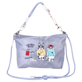 kUSUgURU JAPAN 日本眼鏡貓 三用法傘繩包 動物時尚款